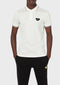 Girogio Emporio Armani Polo Emoji Patch shirt אימפוריו ארמני בחולצת צווארון אימוגי סקוץ' לבן